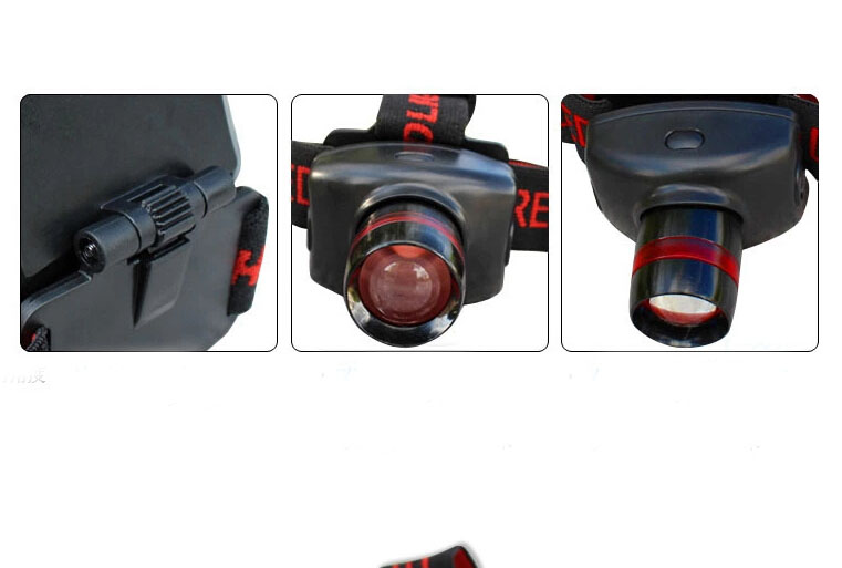 CREE Q5 headlamp LED focusing strong light for hunting camping fishing  UD09009